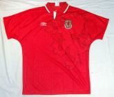 Welsh International Football Shirt - Paul Bodin