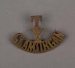 Badge of the Glamorgan Yeomanry belonging to...