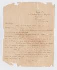 Letter from Billy Daniel to Gladys, Birmingham,...