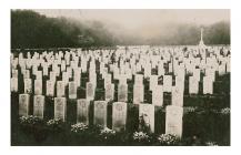 Photograph of Becourt Military Cemetery,...