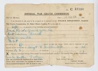 Imperial War Graves Commission document, 6...