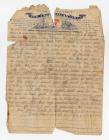 Letter sent by Private Robert Charles Williams...