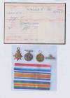 Star Medal (Welsh Regiment), British War Medal...