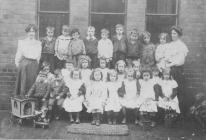 Llangollen. School children