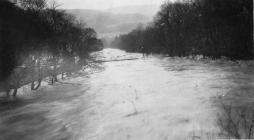 Llangollen. View from the Kings Bridge