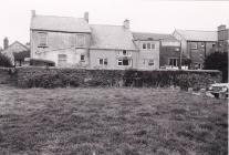 Remains of handball court in Llantrisant,...