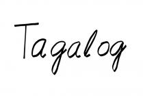 'Tagalog' written in the Tagalog...