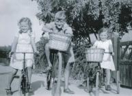 Children on their bikes