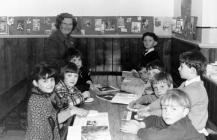 Sunday school in Nanau, Llangwm 1967