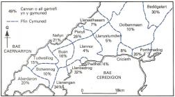 Tai haf yn ardaloedd Pen Llŷn, 1980au