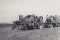 Using the baler during harvest