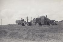 Using the baler during harvest