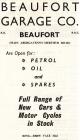 Beufort Garage Co. Advertisment