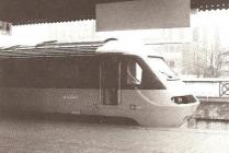 InterCity 125 arrives at Cardiff station