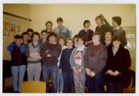 Llanwenog Y.F.C. quiz team, c.1981