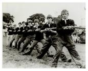 Llanwenog Y.F.C. Tug of War Team at the Three...