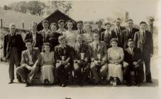 Members of Ciliau Aeron YFC, 1950