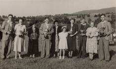 Members of Ciliau Aeron YFC, 1950