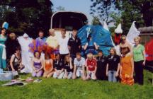 Pennant YFC menbers in Pontsian rally, 2008