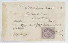 Receipt from E. Thomas, Denbigh Foundry, to the...