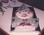 Birthday cake, 1984