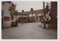 Film Set on Llanddwei-Brefi Square