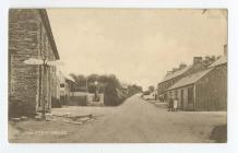 Postcard of Pantteg Cross near Llandysul