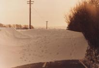 Snow in Croeslan near Llandysul 1982