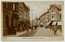 Harford Square and High Street Lampeter