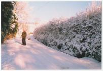 Snow in Llansawel 2011