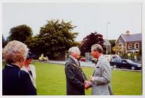 Ceredigion County Council Chairman welcoming H...