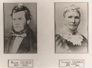 William and Elizabeth George, parents of David...