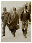 David Lloyd George on his way to the House to...