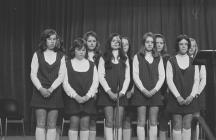 Girls group competing, National Eisteddfod of...