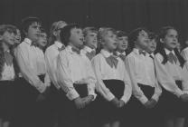 Choir competing. National Eisteddfod of Wales...