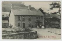 Postcard of Commins Coch Post Office