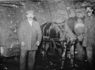 Hauling coal at Lewis Merthyr Colliery, about 1900