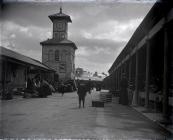 A view of Carmarthen Market  c. 1900