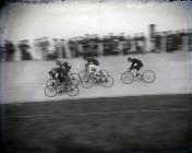 A cycle race in Carmarthen Park