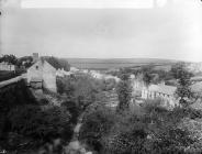 view of Cilgerran showing T John's house