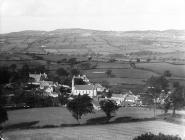 view of Betws-yn-Rhos from the hill