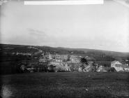 view of Newcastle Emlyn from Cae Pendre