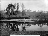 Cilgwyn Hall and Afon Teifi, Llandyfriog