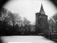 church, Llangurig, in the snow (May 18, 1891)