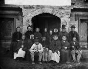 Residents of Llan-rhudd almshouses, Rhuthun