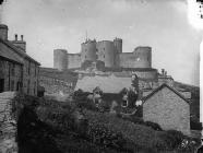 Harlech castle and Ivy House