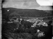 view of Llanfair Talhaearn from St Paul's...