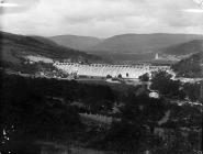 Building the dam, Llanwddyn