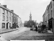 town hall and high street, Narberth
