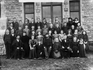 Teachers and pupils of Narberth Itermediate School